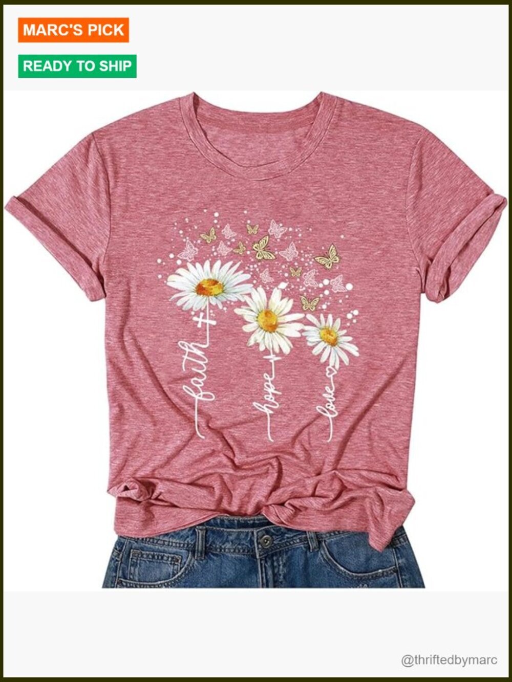 Summer Short Sleeve Round Neck Casual T-Shirt Lightweight Stretchy Rayon